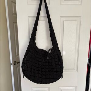 Stylish Black Quilted Women's Bag